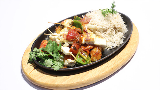 Vegetable Shashlik Sizzler