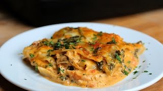 Tuscan Chicken Lasagna